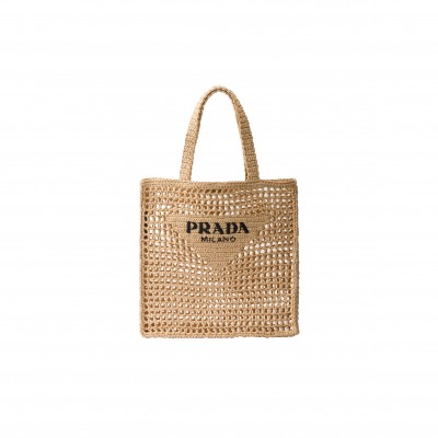 PRADA CROCHET TOTE BAG 1BG393 (38*36*3cm)